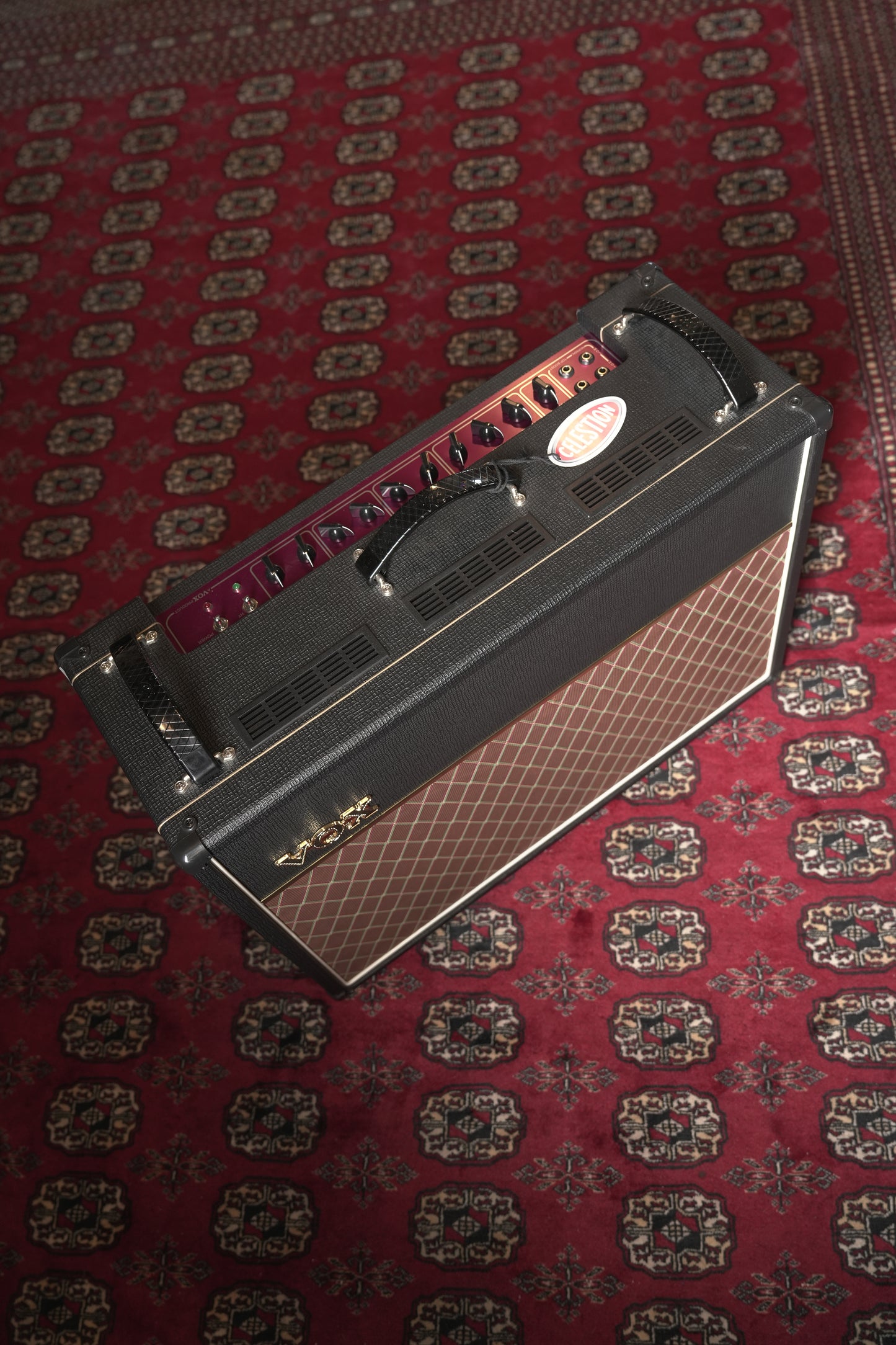 Vox AC30C2 Custom Series 30w 2x12" Tube Guitar Amp Combo - Black Tolex w/ Vox Diamond Pattern Grille