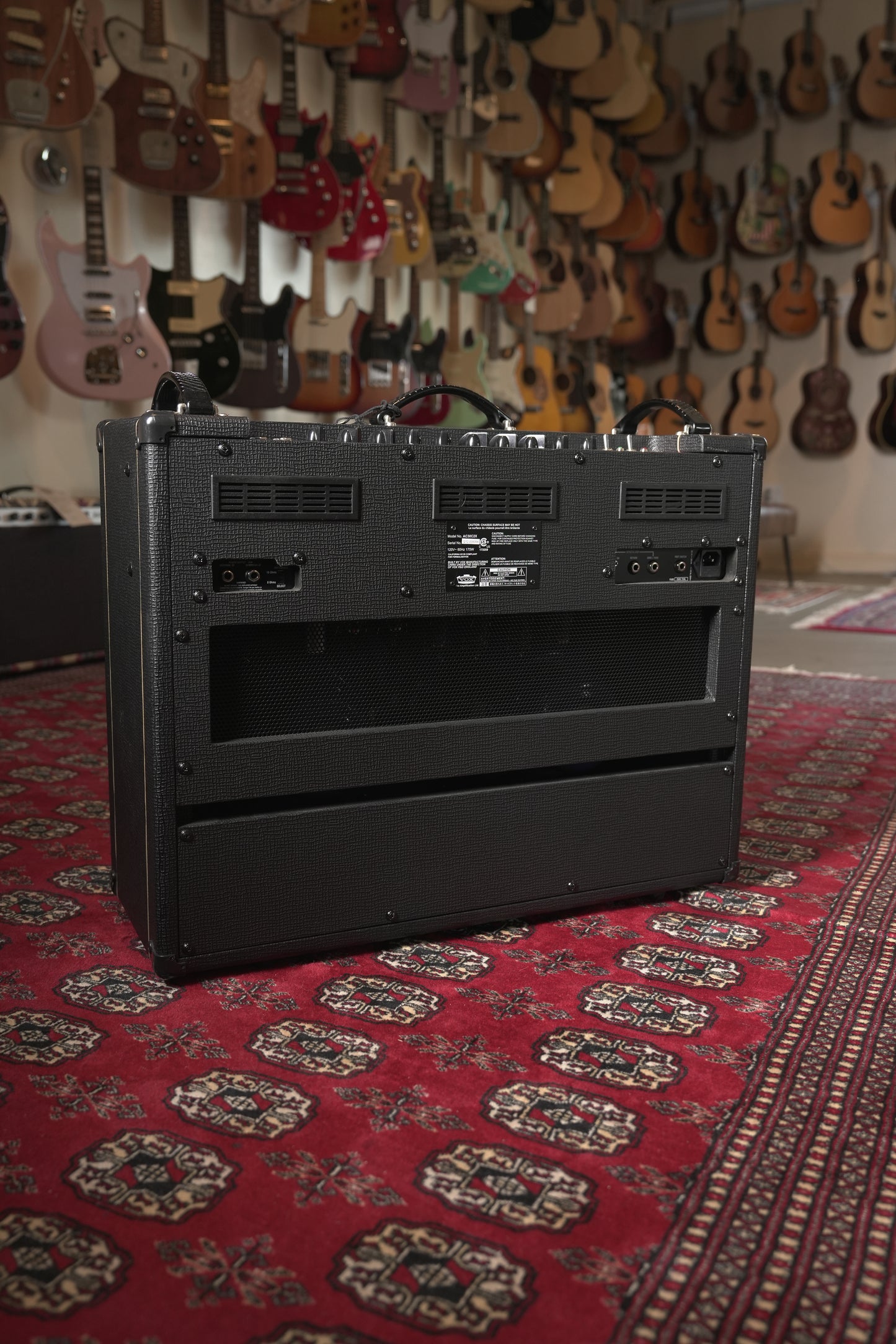 Vox AC30C2 Custom Series 30w 2x12" Tube Guitar Amp Combo - Black Tolex w/ Vox Diamond Pattern Grille