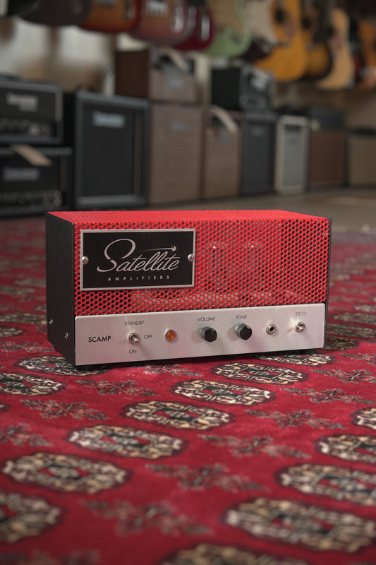 Satellite Scamp 20w Guitar Amp Head - Red Metal Cage