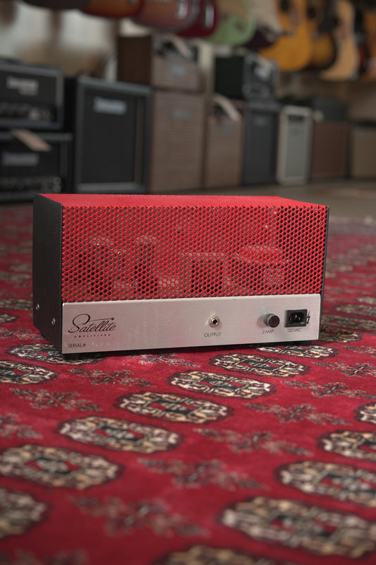 Satellite Scamp 20w Guitar Amp Head - Red Metal Cage