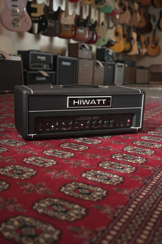 Hiwatt Leeds 50 50w Solid State Guitar Amp Head - Black Tolex