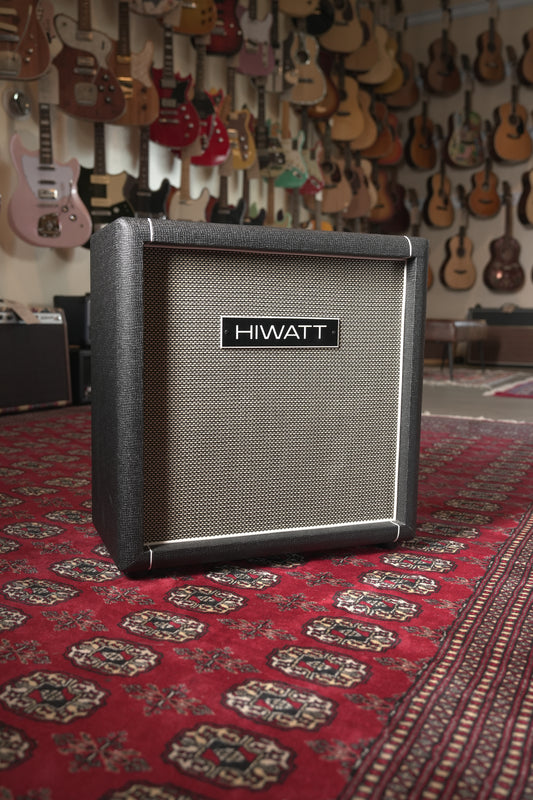 Hiwatt 1x12" (Fane F75) Guitar Amp Speaker Cabinet - Black Tolex