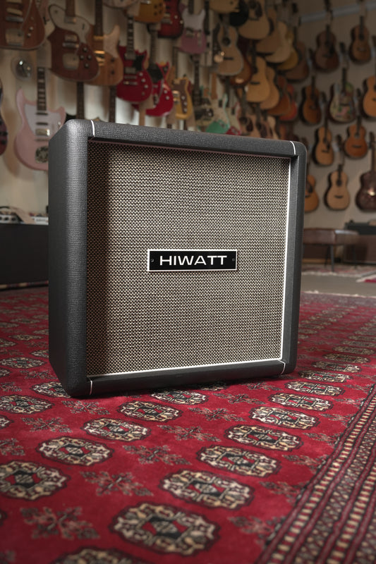 Hiwatt HG112 1x12" (Octapulse) Guitar Amp Speaker Cabinet - Black Tolex