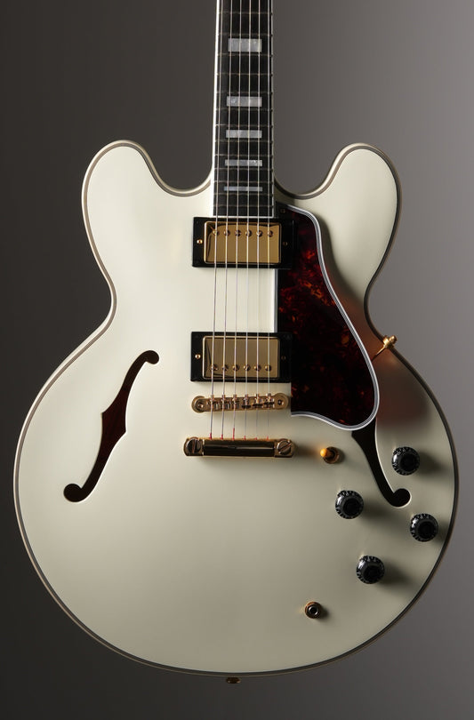 Epiphone "Inspired by Gibson Custom Shop" 1959 ES-355 Semi-Hollow Electric Guitar - Classic White, w/ OHSC