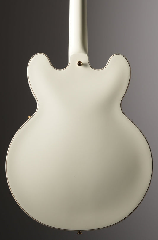 Epiphone "Inspired by Gibson Custom Shop" 1959 ES-355 Semi-Hollow Electric Guitar - Classic White, w/ OHSC