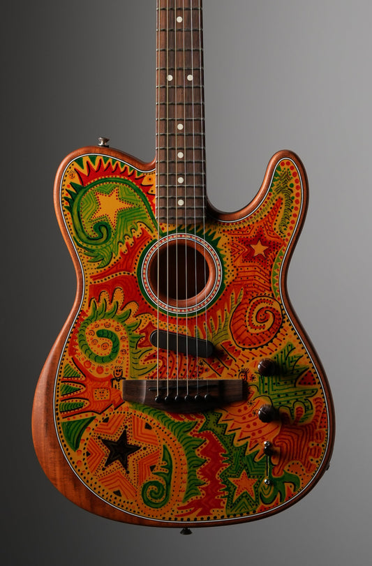 Fender Acoustasonic Player Telecaster Acoustic Electric Hybrid Guitar - Austin City Limits Limited Edition #8, incl. Fender gig bag