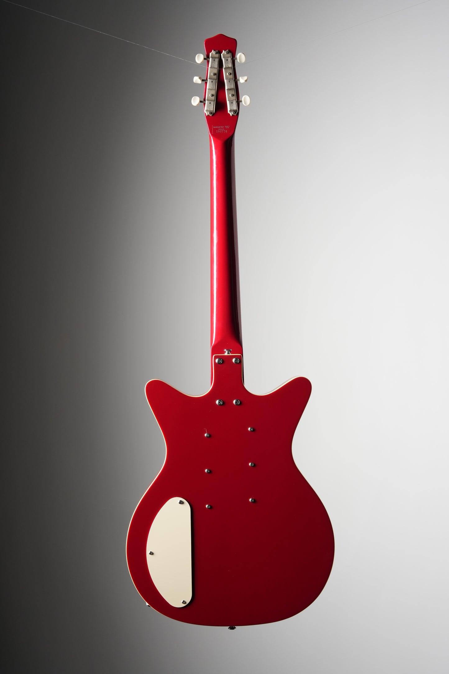 Danelectro Triple Devine Semi-Hollow Electric Guitar - Red