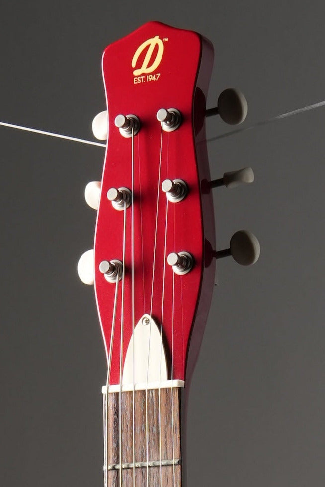 Danelectro Triple Devine Semi-Hollow Electric Guitar - Red