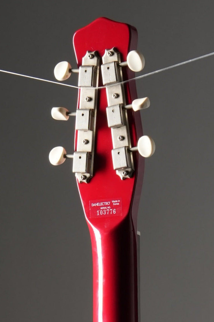 Danelectro Triple Devine Semi-Hollow Electric Guitar - Red