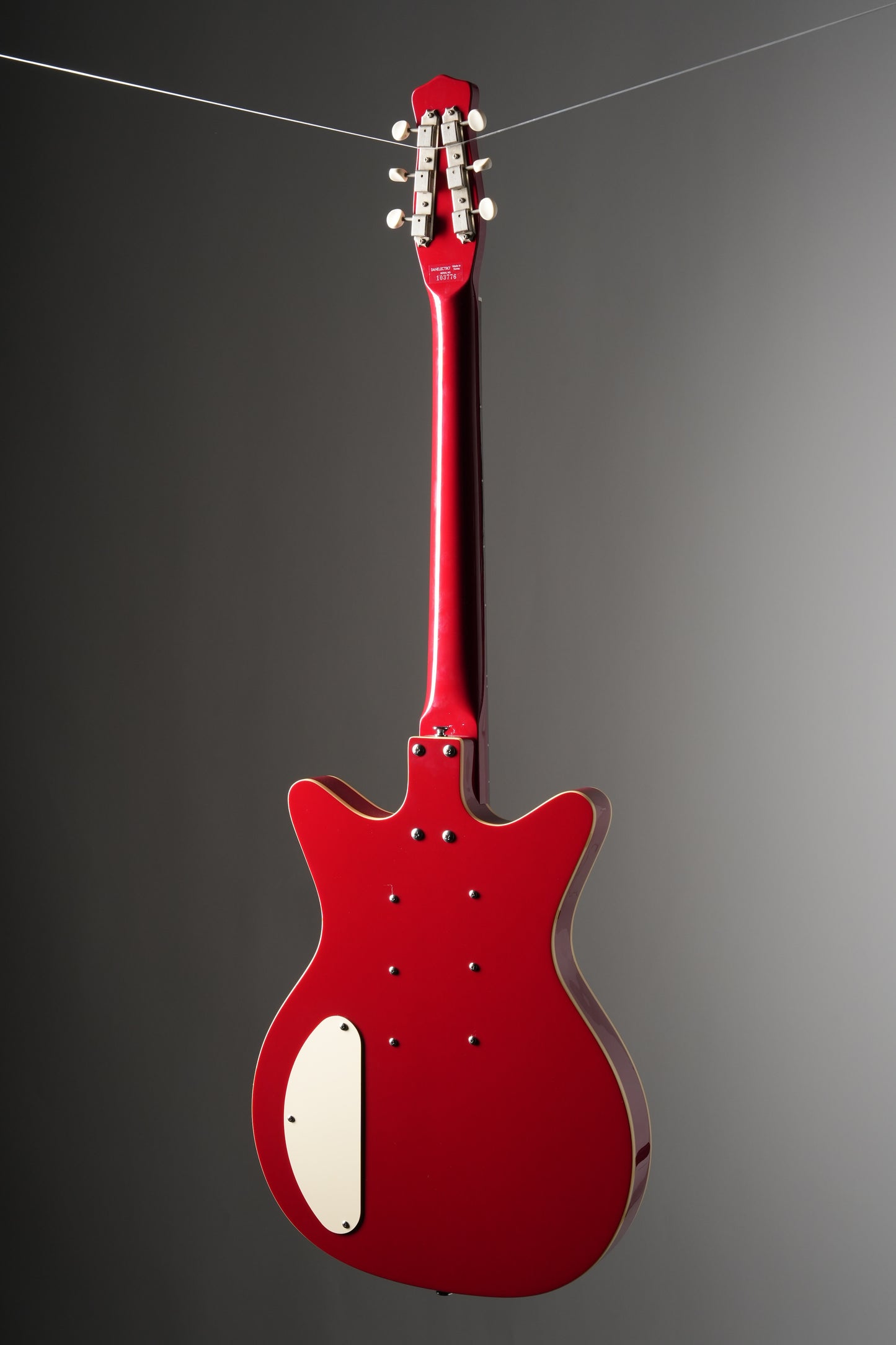 Danelectro Triple Devine Semi-Hollow Electric Guitar - Red