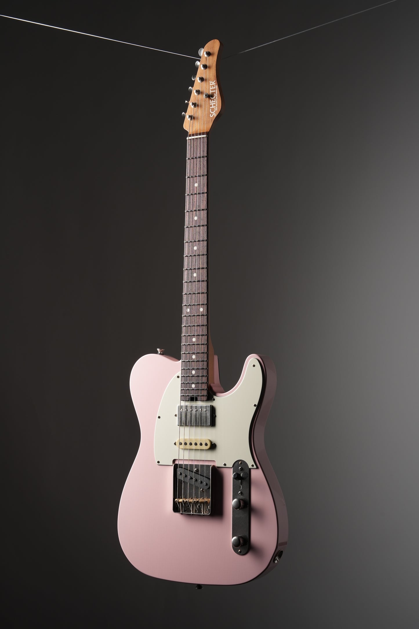 Schecter USA Custom Shop PT Wembley Studio Electric Guitar - Shell Pink Aged Nitro, w/ OHSC