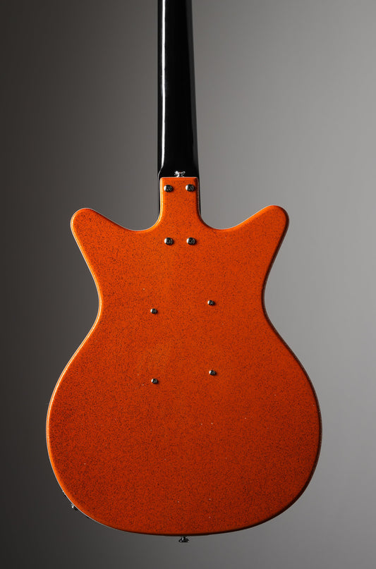 Danelectro 59 Mod New Old Stock Semi-Hollow Electric Guitar - Orange Metalflake