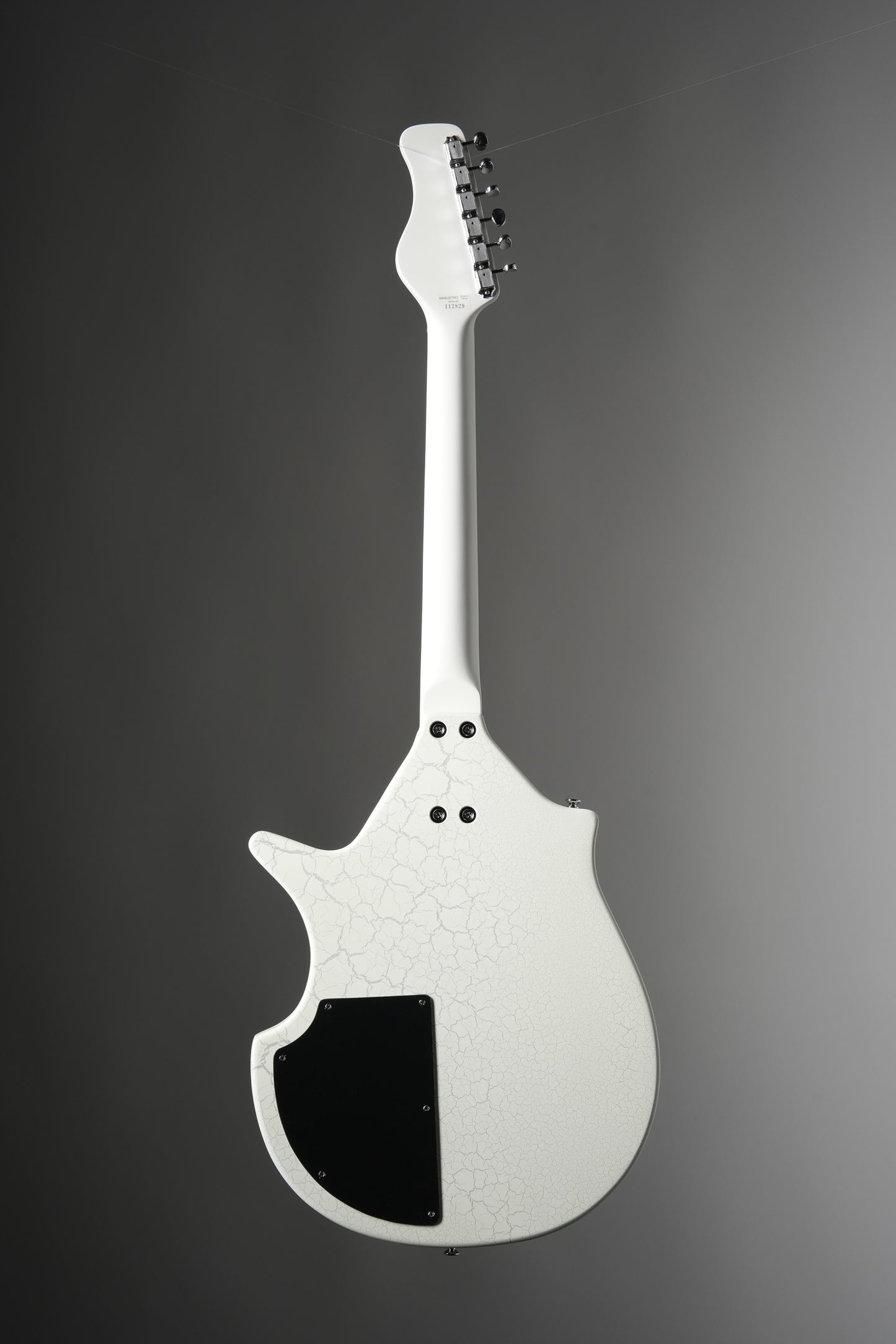 Danelectro Coral Sitar Electric Guitar - White Crackle