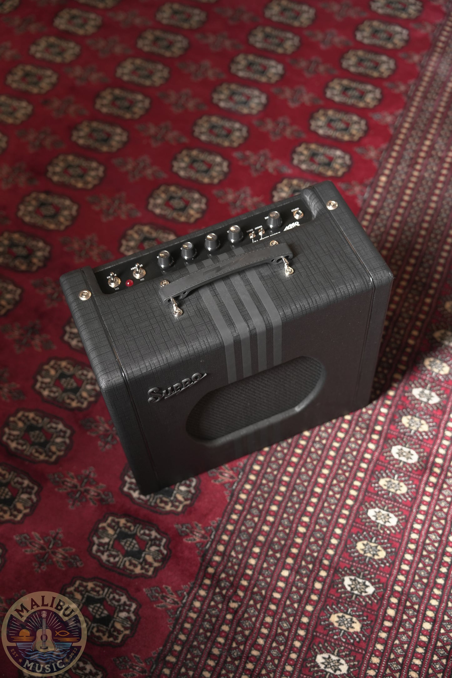 Supro Delta King 10 5w 1x10" Tube Guitar Amp Combo - Black Tolex w/ Black Stripes