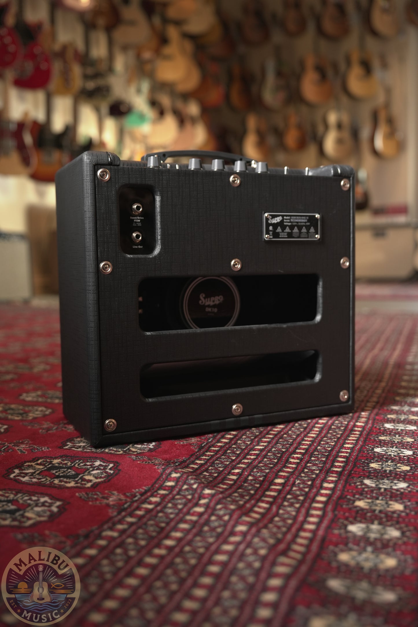 Supro Delta King 10 5w 1x10" Tube Guitar Amp Combo - Black Tolex w/ Black Stripes