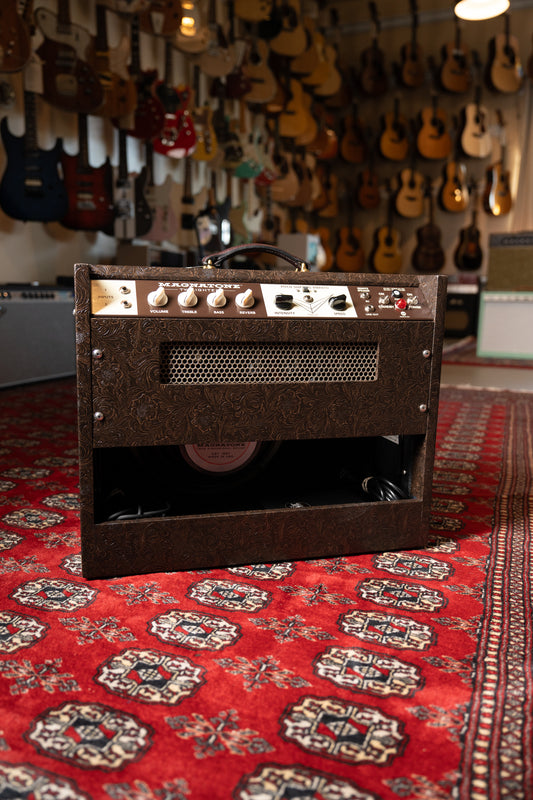 Magnatone Twilighter 22w 1x12" Tube Guitar Amp Combo - Malibu Music Exclusive Brown Western Tolex w/ Gold Grille