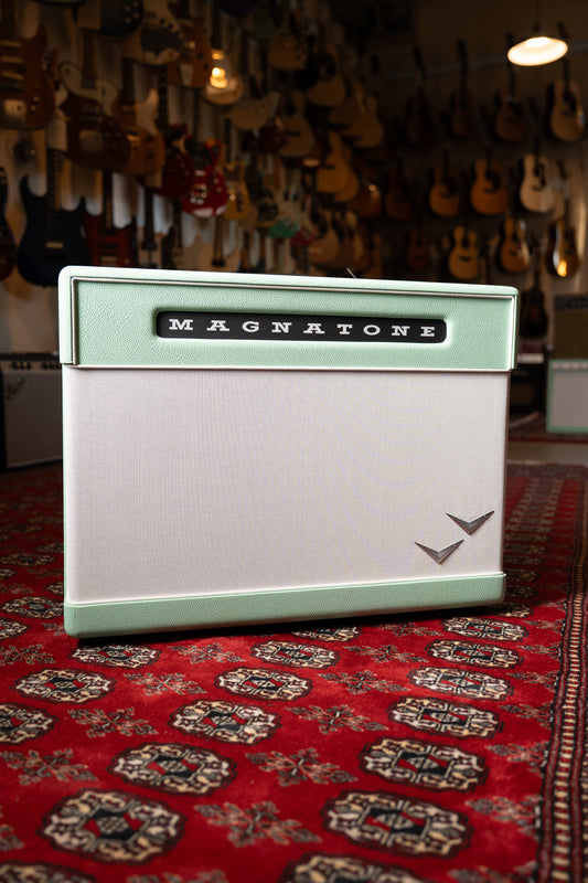 Magnatone Super Fifty-Nine M80 45w 2x12" Tube Guitar Amp Combo - Custom Seafoam Green w/ White Sparkle Grille