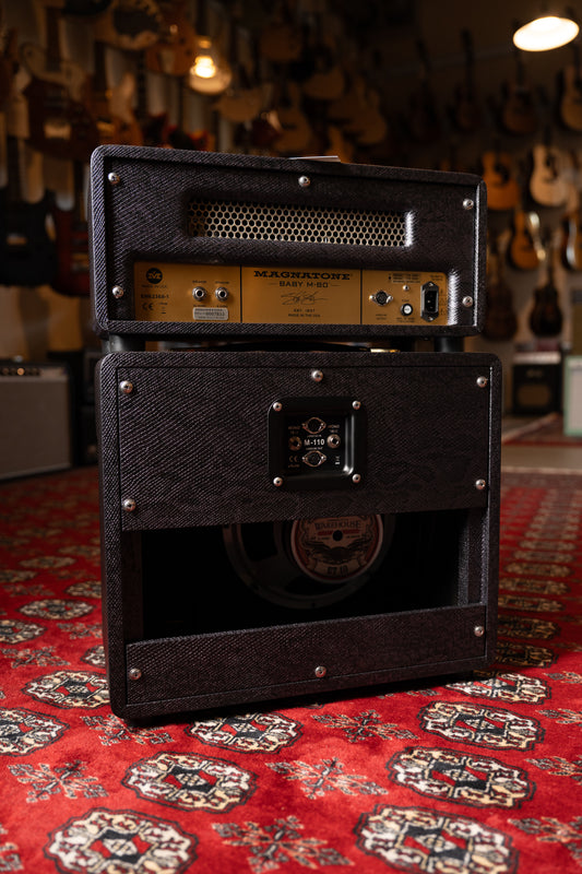 Magnatone Baby M80 12w Tube Guitar Amp Head w/ 1x10" Cab - Slash Signature Purple Python