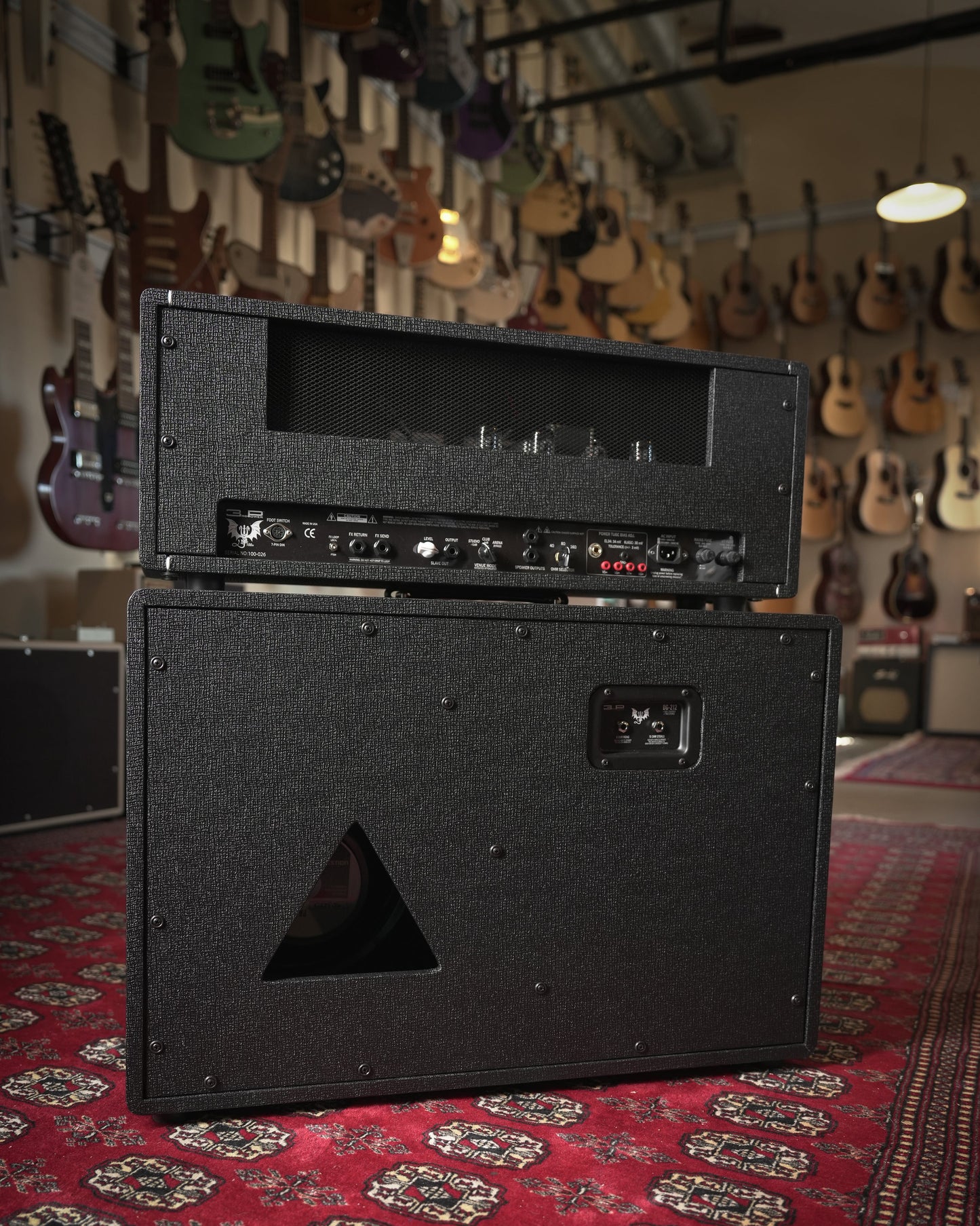 3rd Power DRGN 100 Dragon 100w Tube Guitar Amp Head w/ 4x12" Cabinet - Black Tolex