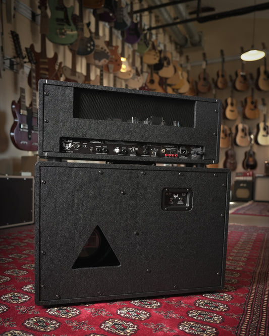 3rd Power DRGN 100 Dragon 100w Tube Guitar Amp Head w/ 4x12" Cabinet - Black Tolex