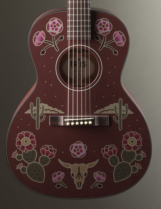 Iris MS00 2024 Limited Edition 1 of 12 Acoustic Guitar - Hand-painted by Sarah Ryan, incl. OHSC