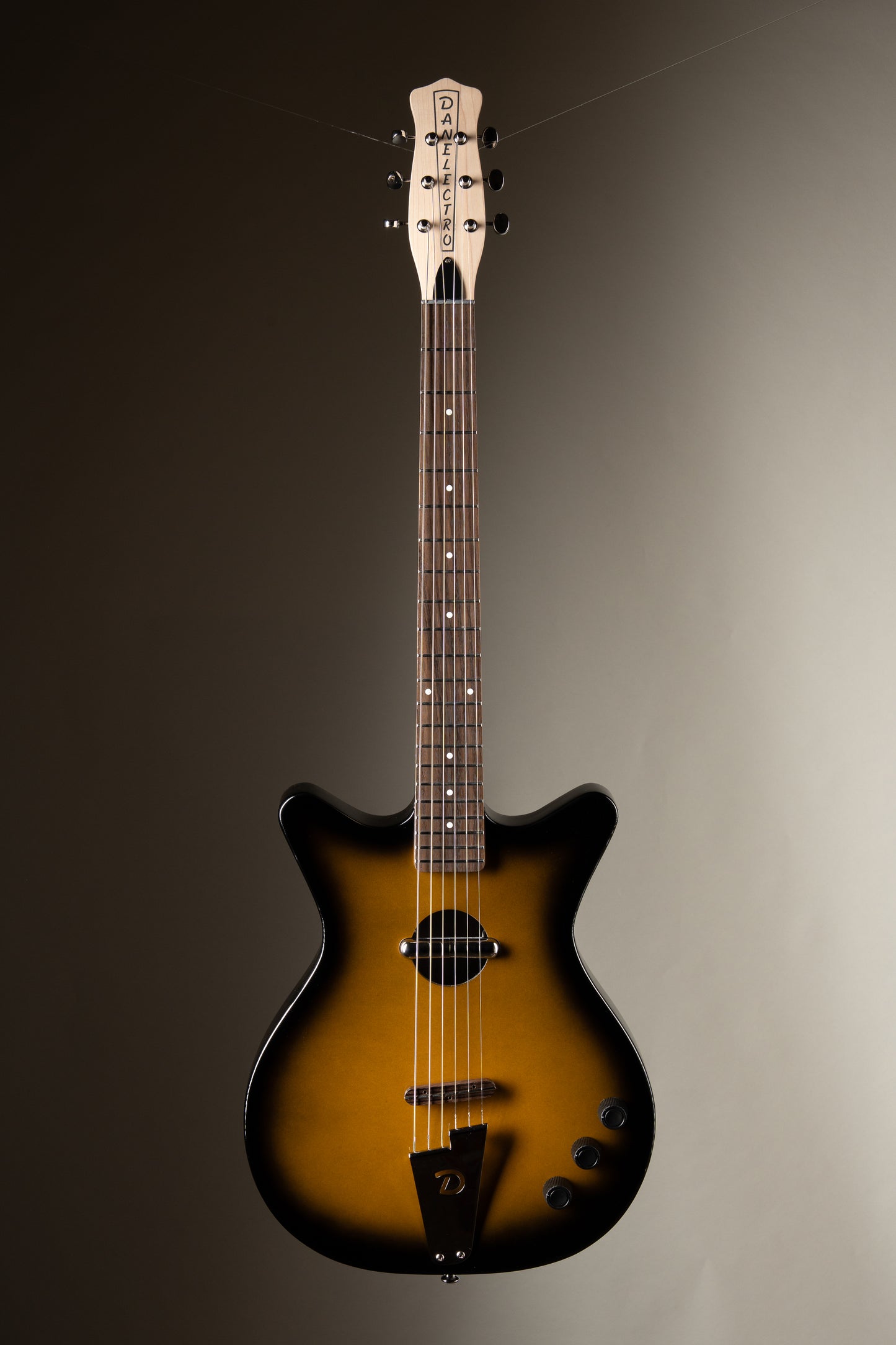 Danelectro Convertible Acoustic Electric Guitar - Tobacco Sunburst