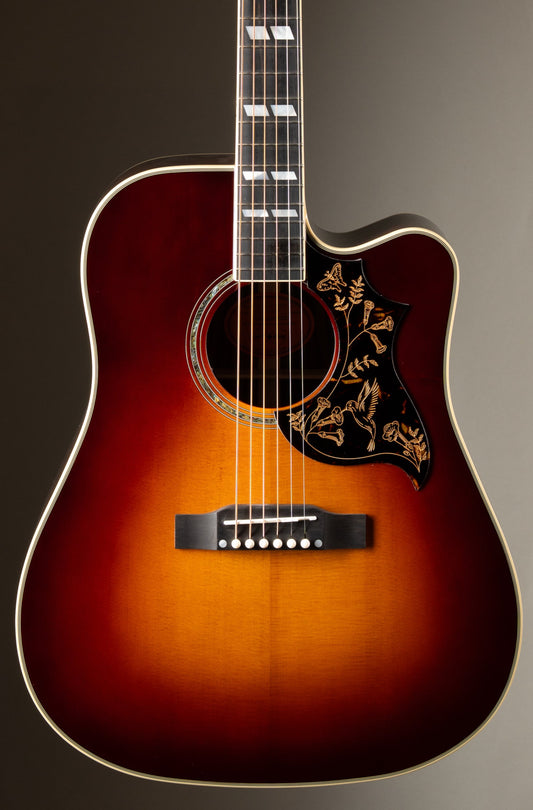 Epiphone "Inspired By Gibson Custom Shop" Hummingbird Deluxe EC Acoustic Electric Guitar - Autumn Burst w/ OHSC
