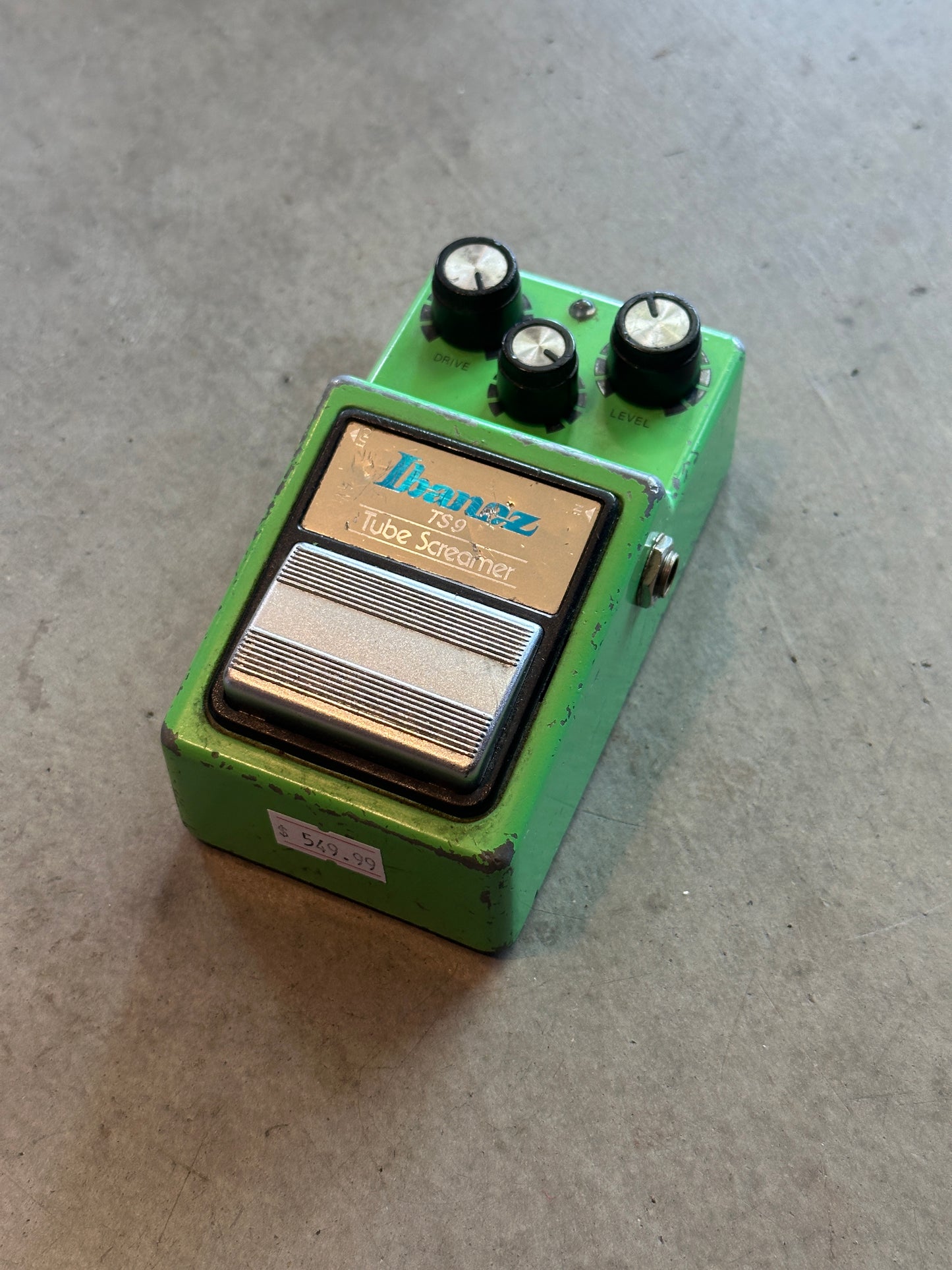 Ibanez (1981) Black Label Made in Japan Tube Screamer TS9 Overdrive Guitar Pedal