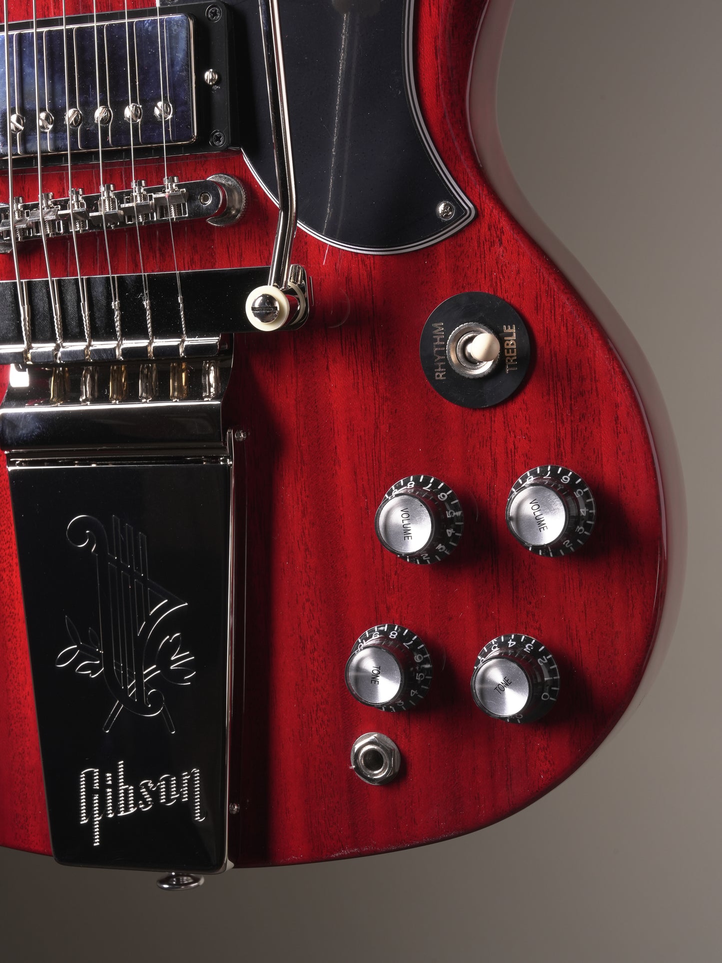Gibson '61 SG Standard w/ Maestro Vibrola - Cherry, incl. OHSC