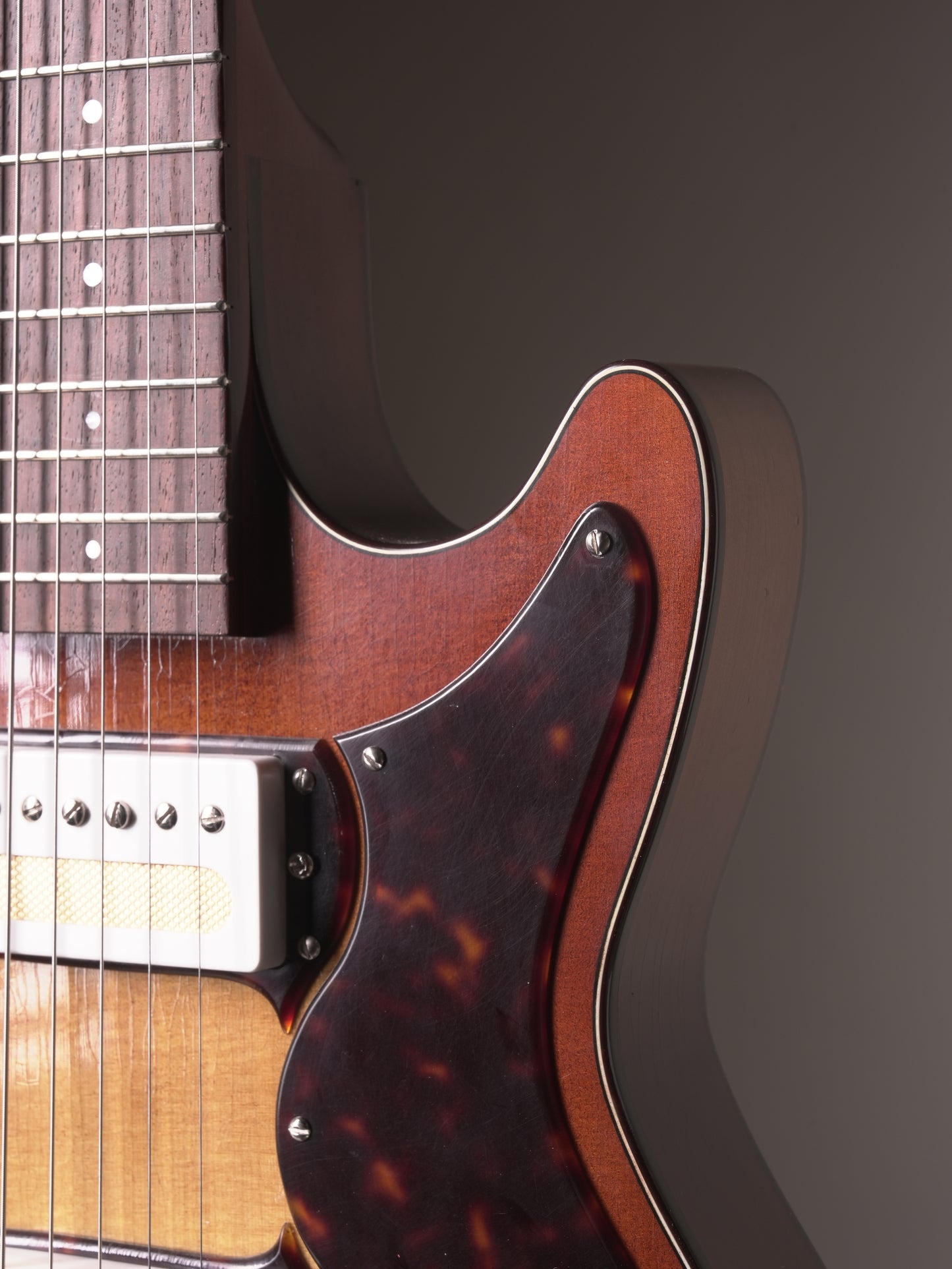 Bruce Guitars Jayne 2-S Hollowbody Electric Guitar - Sunburst, incl. OHSC