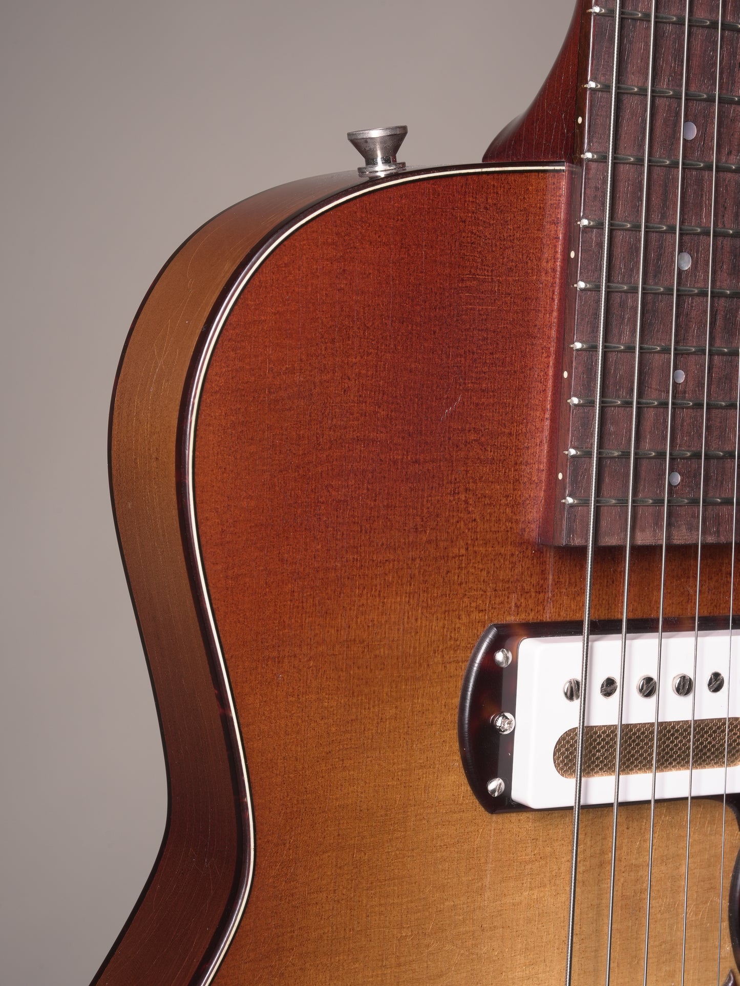 Bruce Guitars Jayne 2-S Hollowbody Electric Guitar - Sunburst, incl. OHSC