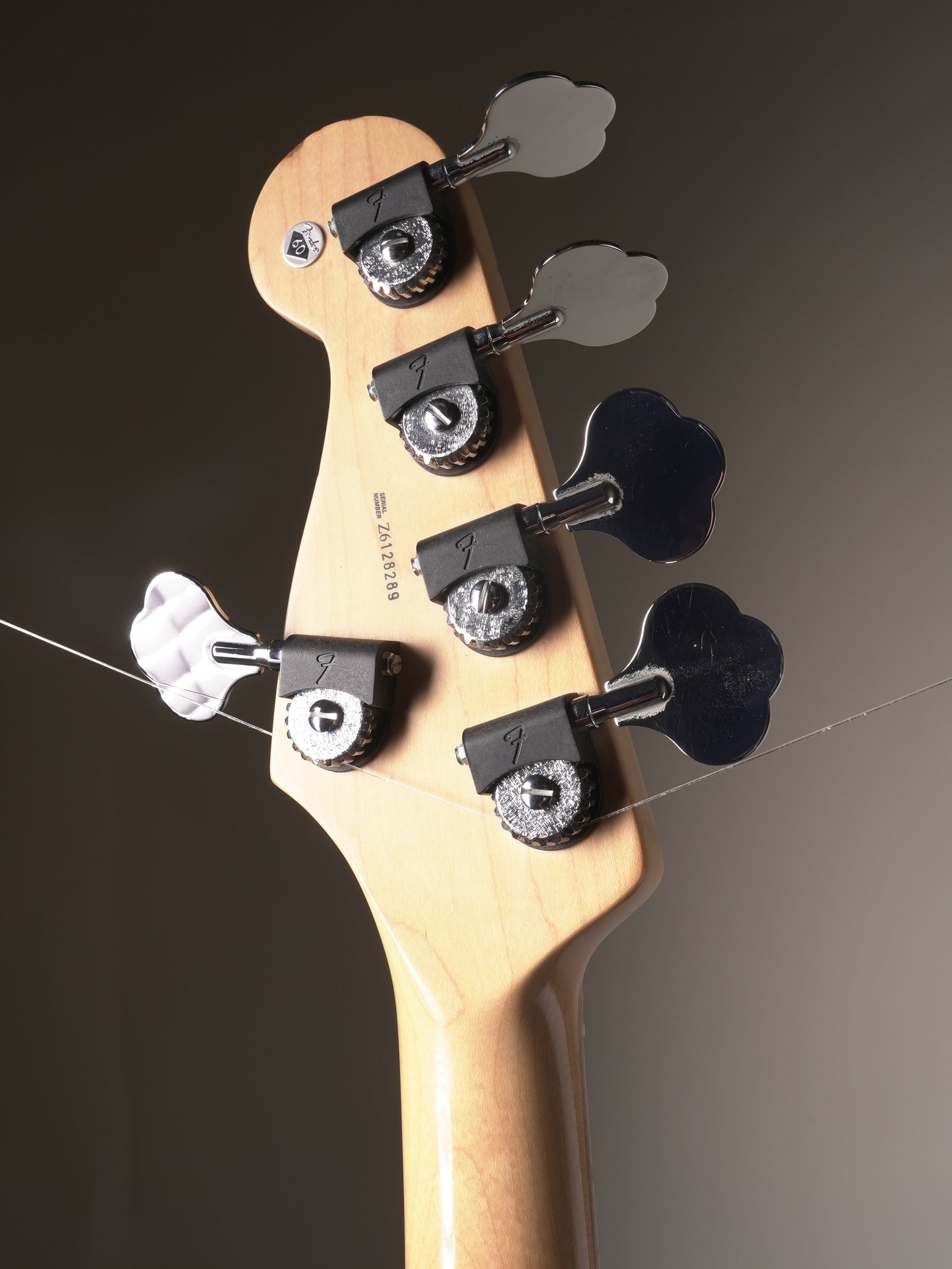 Fender (2006) American Standard Jazz Bass 5 String Electric Bass - Shoreline Gold, incl. OHSC