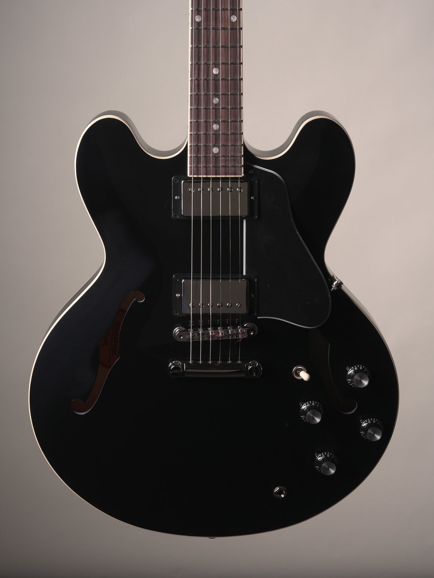 Gibson ES-335 Semi-Hollow Electric Guitar - Ebony w/ OHSC