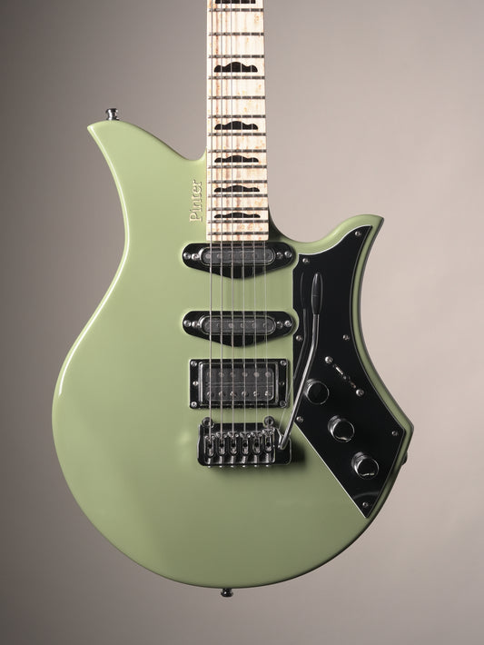 Pinter Guitars Rockstar SB1-RS Electric Guitar - Green w/ Original Gig Bag