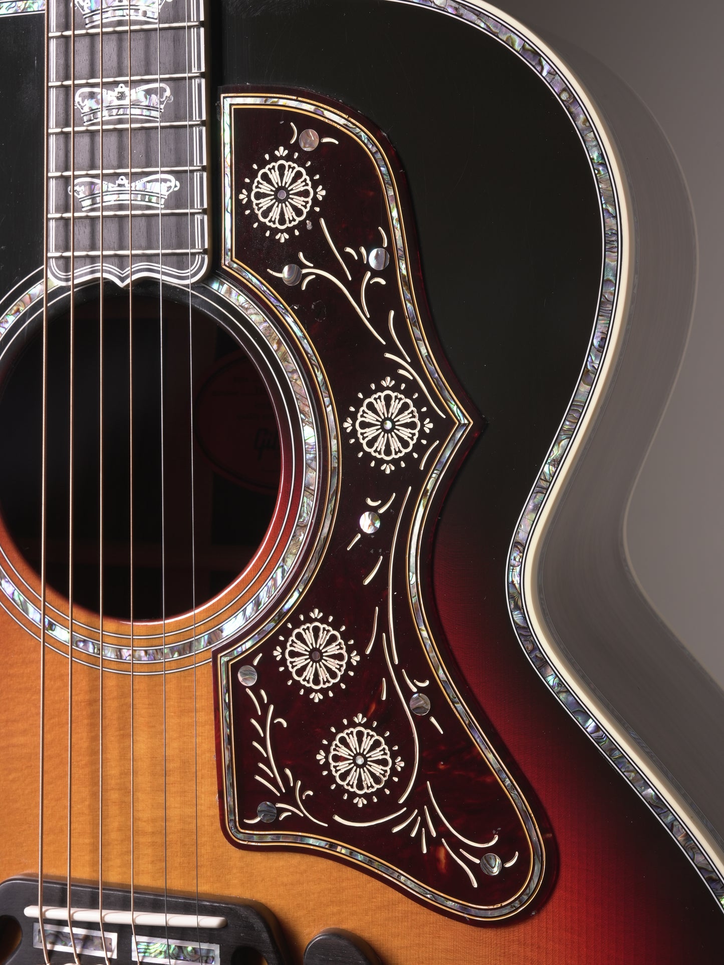 Gibson Custom Shop Monarch SJ-200 Rosewood #89/100 Acoustic Guitar - Tri Burst w/ OHSC