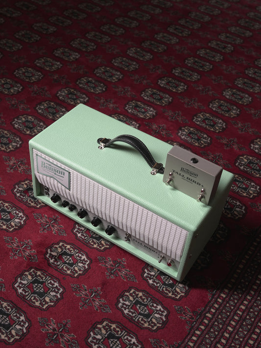 Benson Amplification Tall Bird Plus All-Tube Reverb & Tremolo Effects Unit - Seafoam Green
