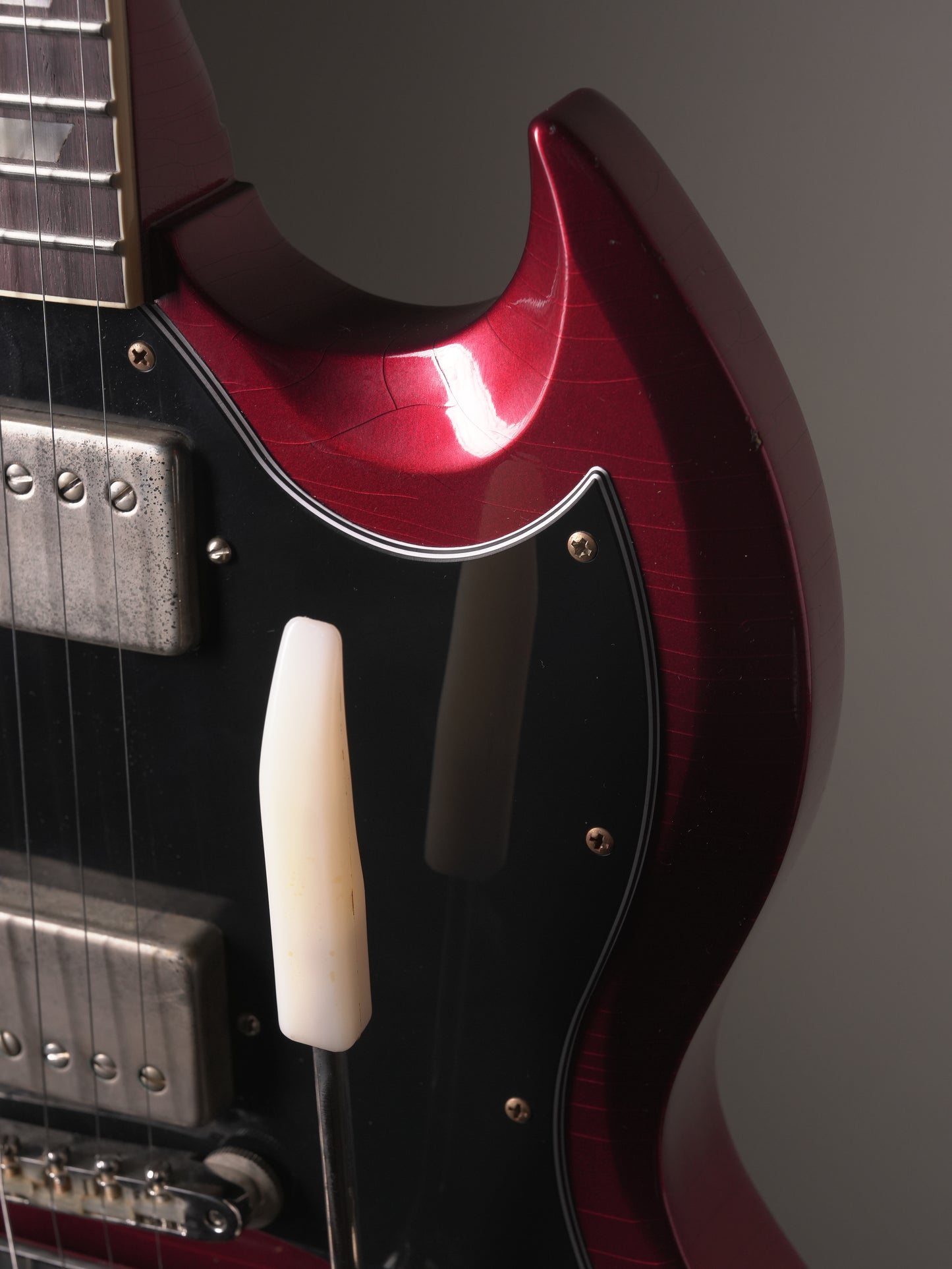Gibson Custom Shop "Made to Measure" '64 SG Standard Batwing Maestro - Murphy Lab Light Aged Sparkling Burgundy, incl. OHSC