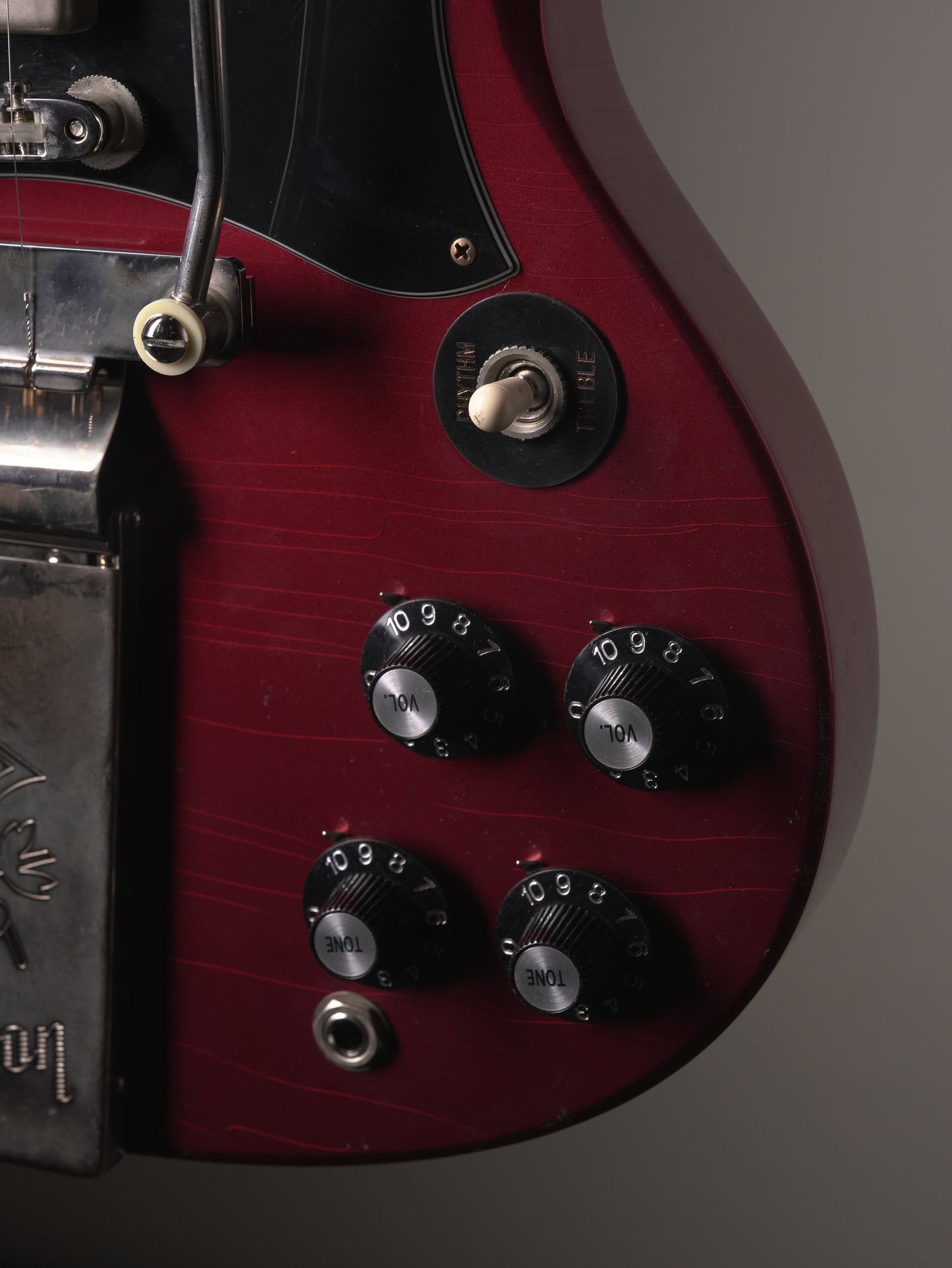 Gibson Custom Shop "Made to Measure" '64 SG Standard Batwing Maestro - Murphy Lab Light Aged Sparkling Burgundy, incl. OHSC