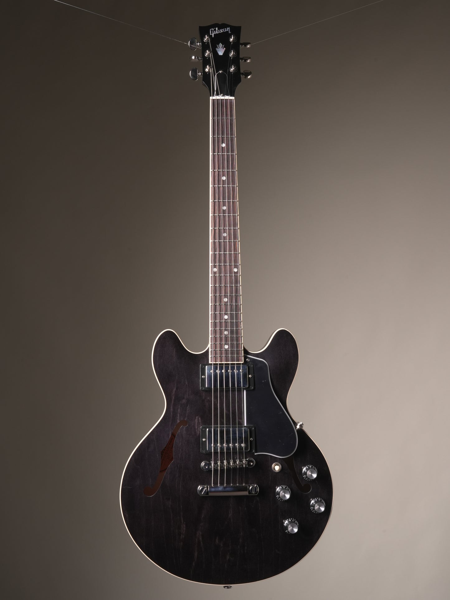 Gibson ES-339 Semi-Hollow Electric Guitar - Trans Ebony, w/ OHSC