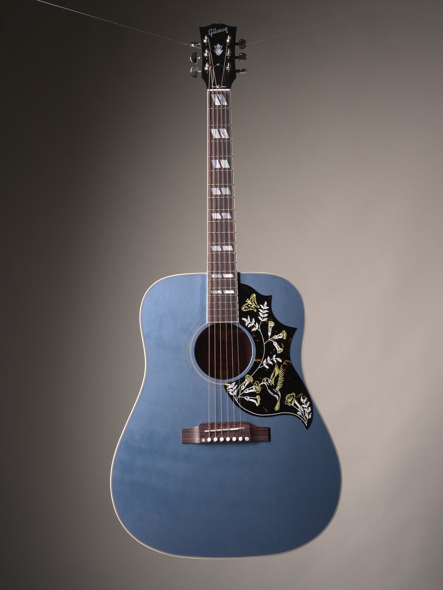 Gibson Custom Shop "Made to Measure" Hummingbird Acoustic Electric Guitar - Pelham Blue w. OHSC
