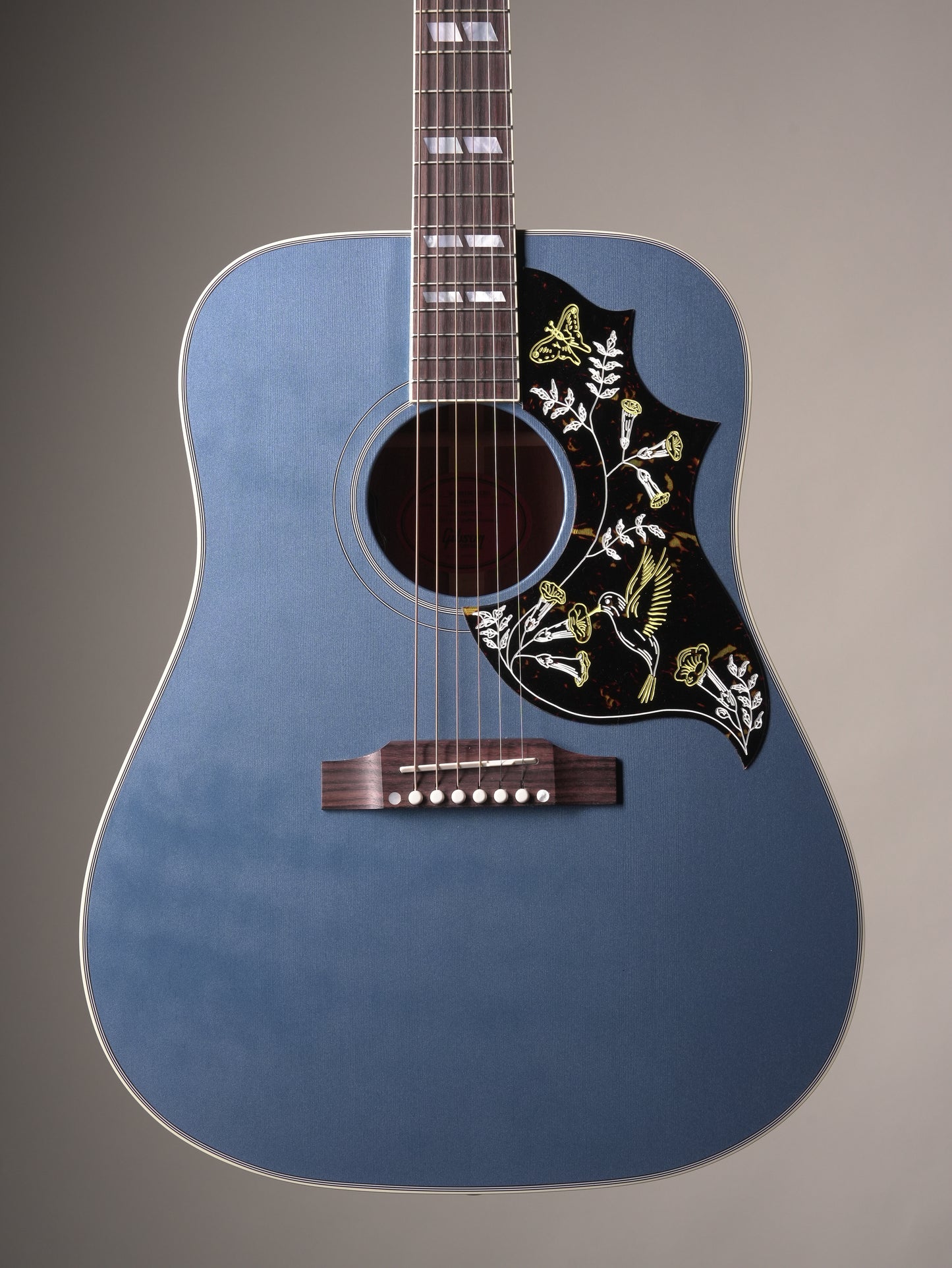 Gibson Custom Shop "Made to Measure" Hummingbird Acoustic Electric Guitar - Pelham Blue w. OHSC