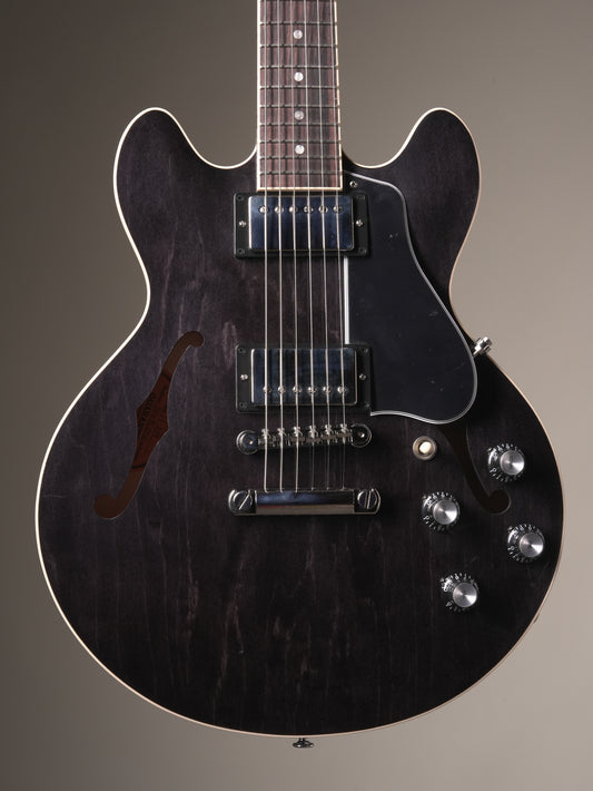 Gibson ES-339 Semi-Hollow Electric Guitar - Trans Ebony, w/ OHSC