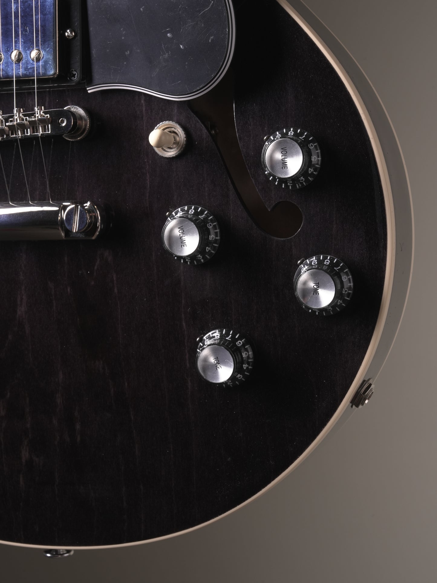 Gibson ES-339 Semi-Hollow Electric Guitar - Trans Ebony, w/ OHSC