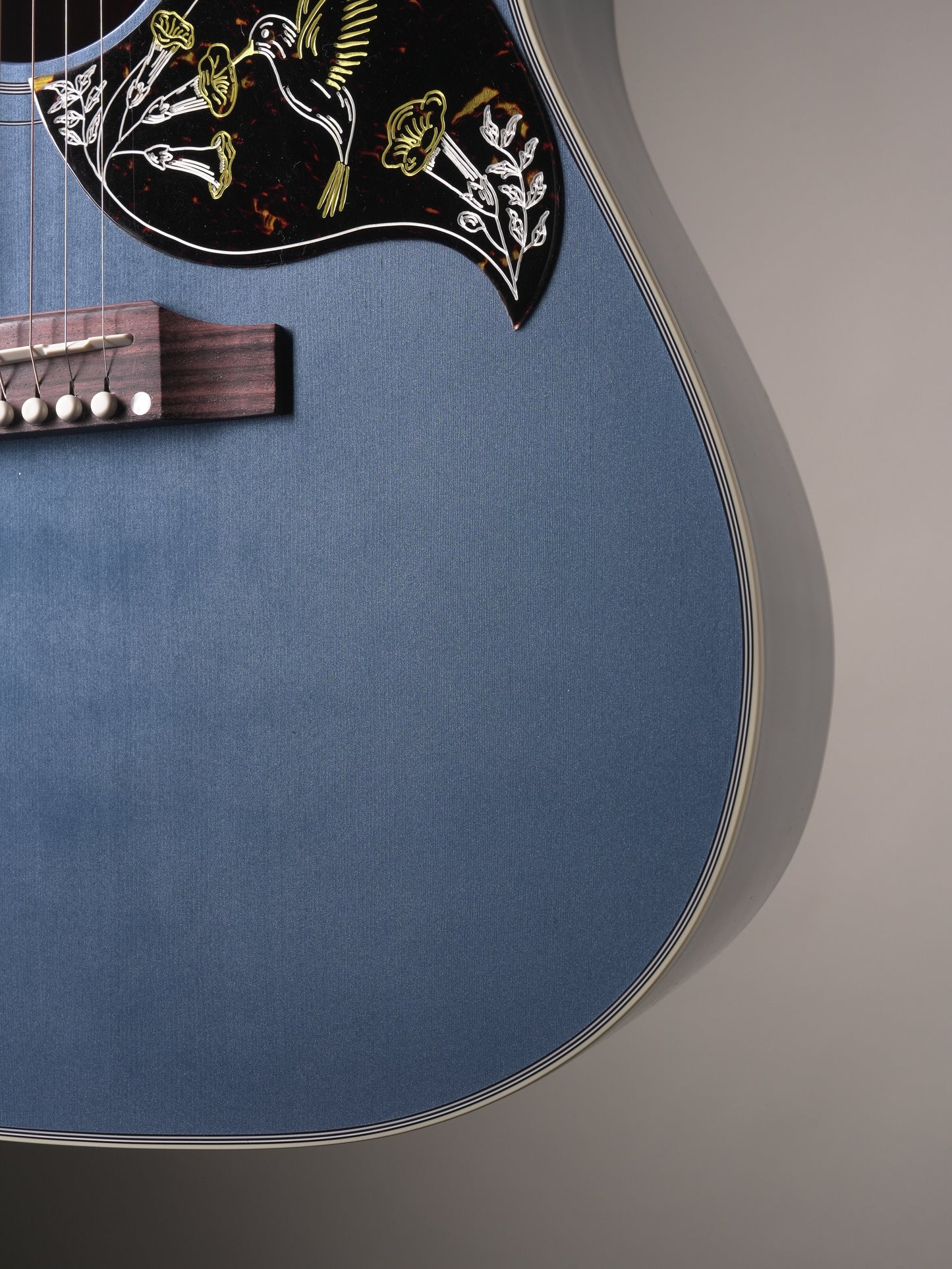 Gibson Custom Shop "Made to Measure" Hummingbird Acoustic Electric Guitar - Pelham Blue w. OHSC