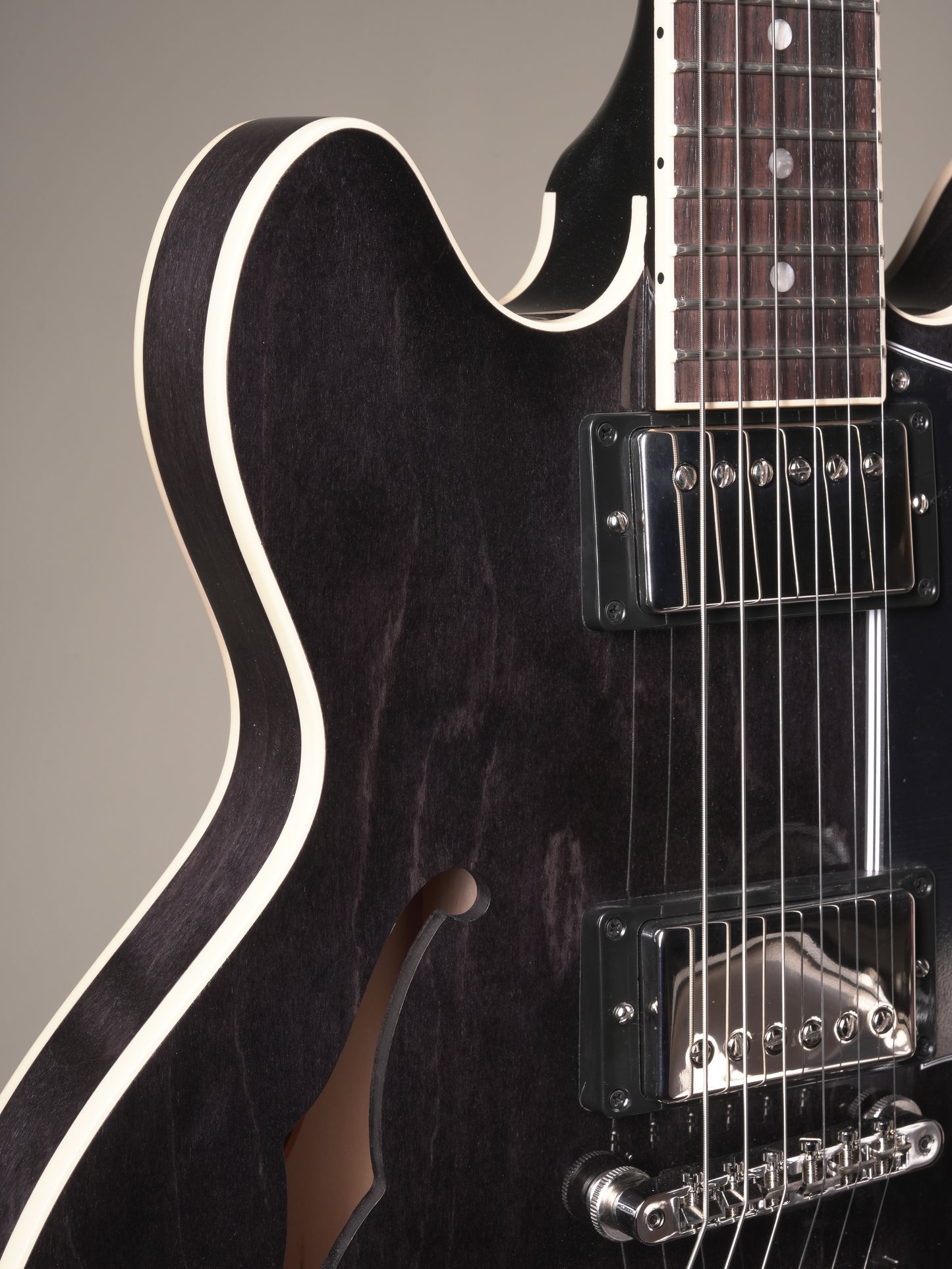Gibson ES-339 Semi-Hollow Electric Guitar - Trans Ebony, w/ OHSC