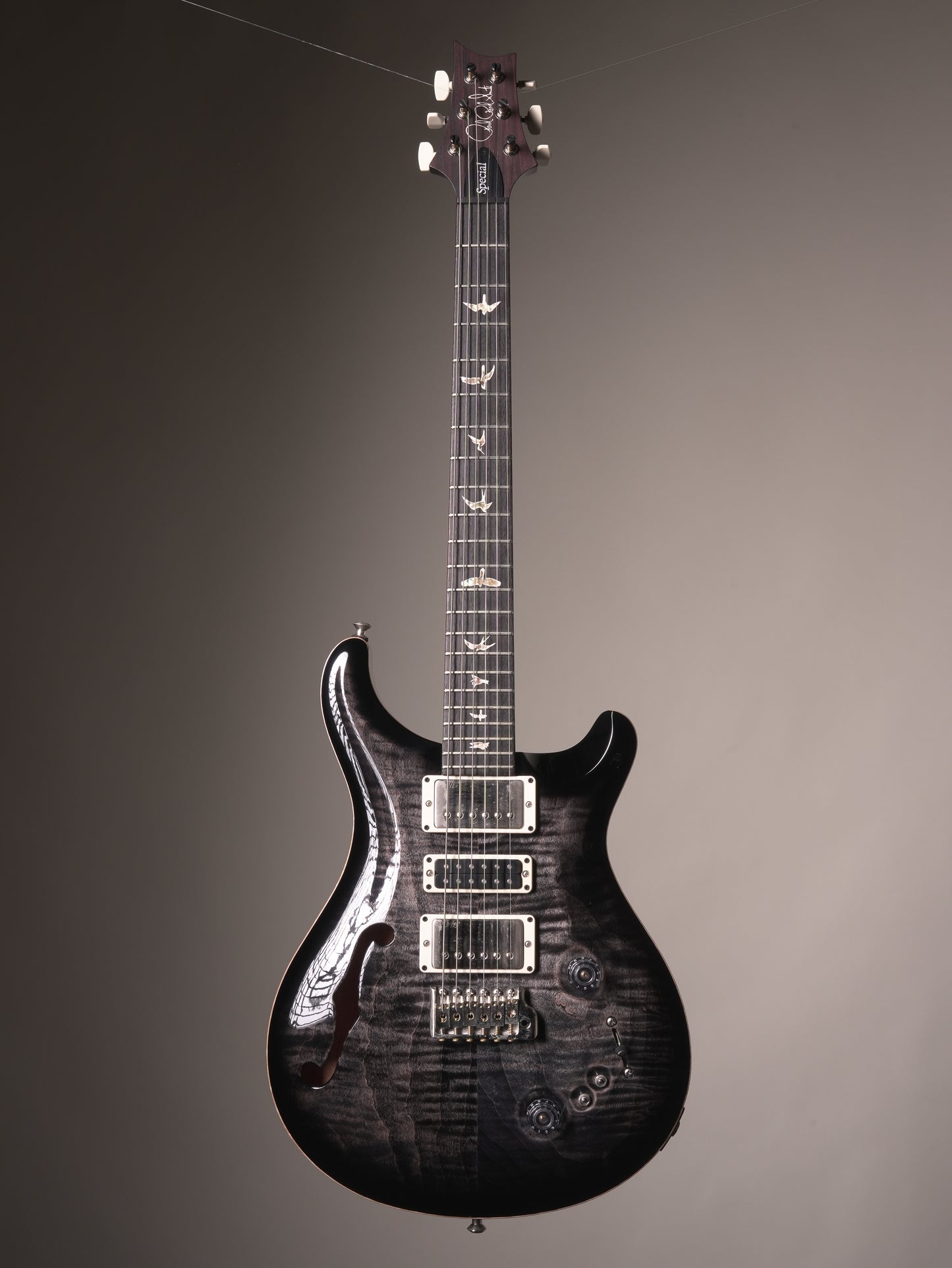 Paul Reed Smith Special Semi-Hollow Electric Guitar - Charcoal Burst w. OHSC