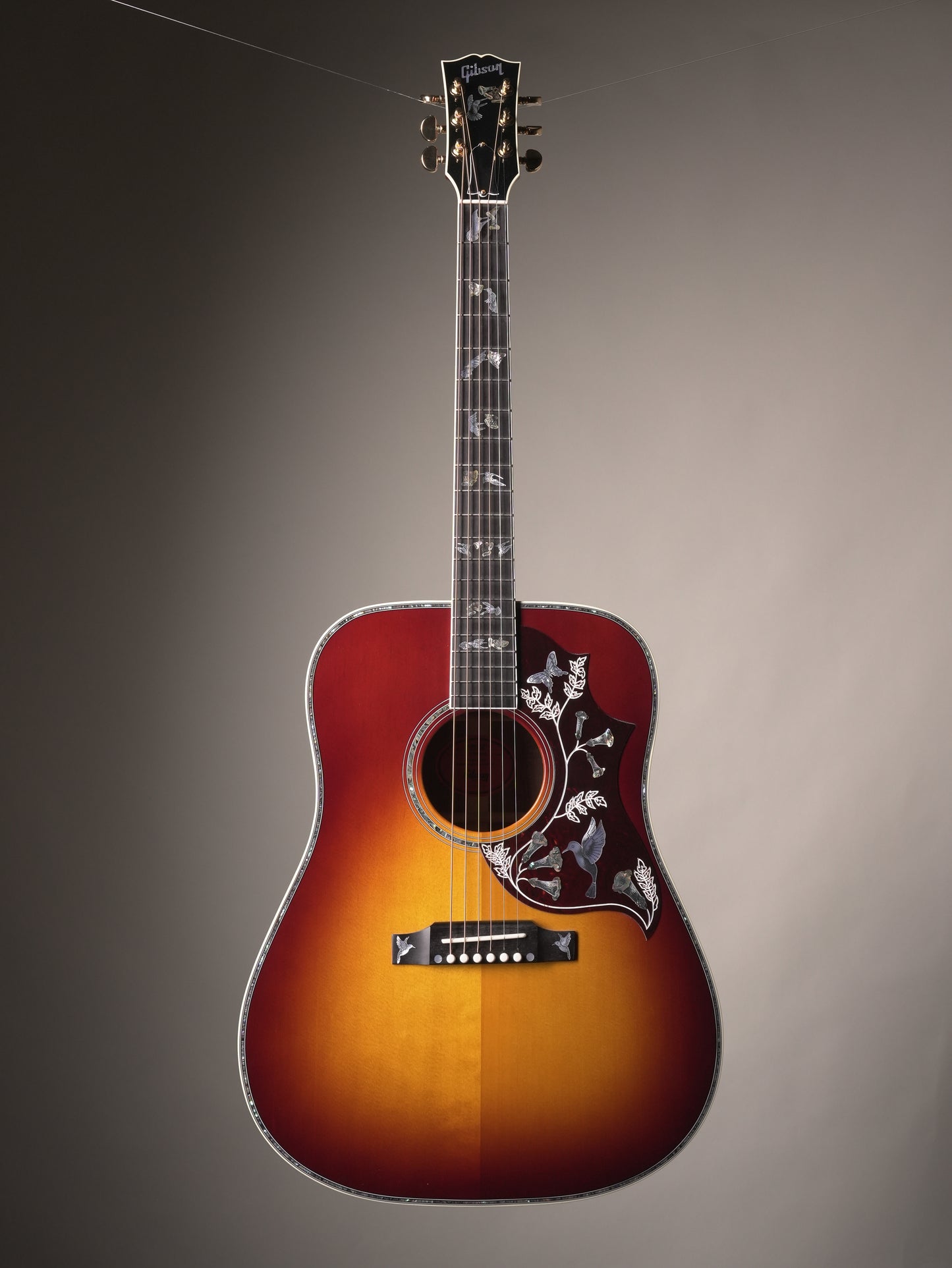 Gibson Custom Shop "Made to Measure" Hummingbird Custom Koa Acoustic Guitar - Autumnburst, incl. OHSC