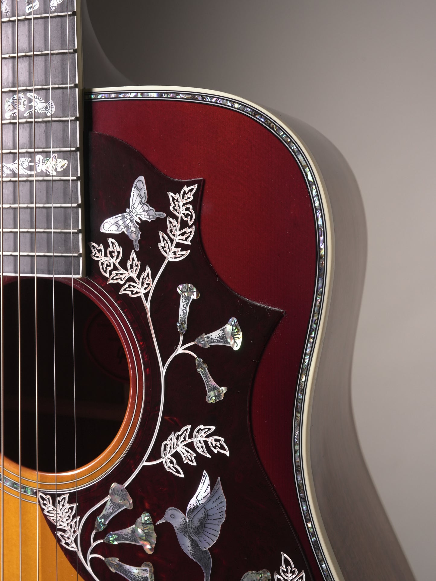 Gibson Custom Shop "Made to Measure" Hummingbird Custom Koa Acoustic Guitar - Autumnburst, incl. OHSC