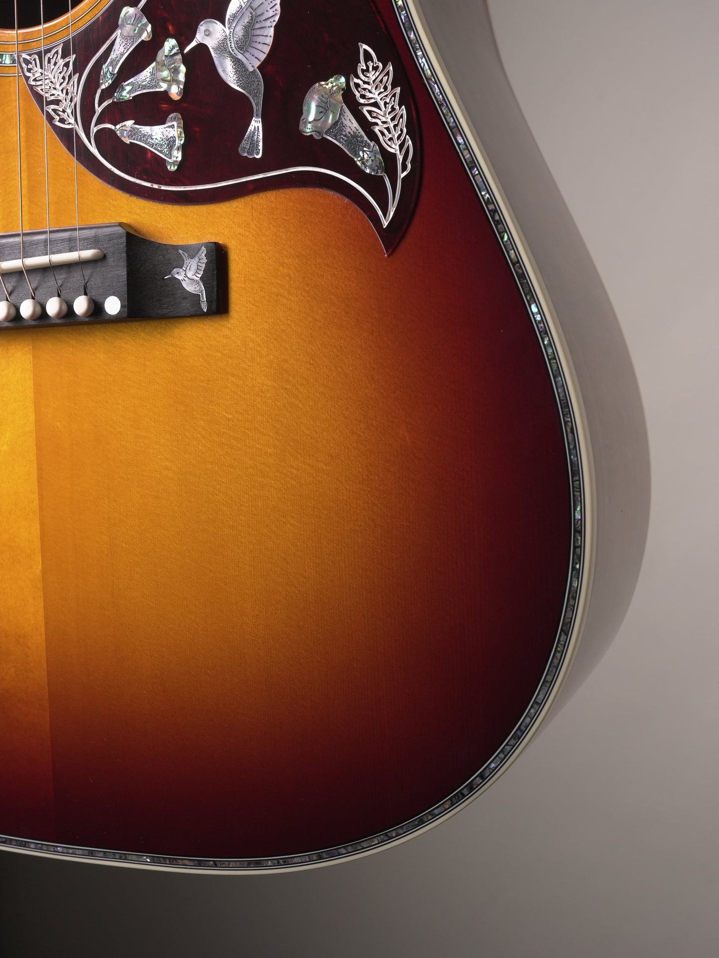 Gibson Custom Shop "Made to Measure" Hummingbird Custom Koa Acoustic Guitar - Autumnburst, incl. OHSC