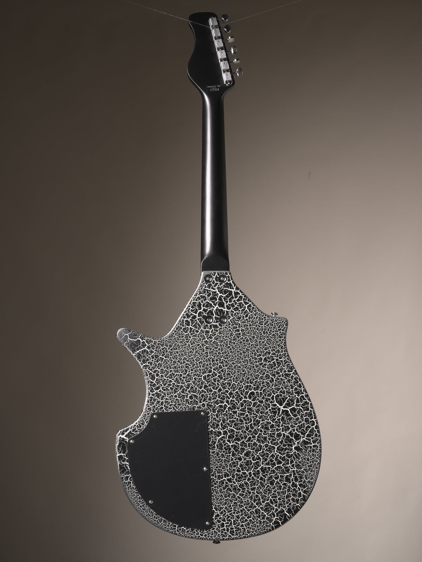 Danelectro Coral Sitar Electric Guitar - Black Crackle